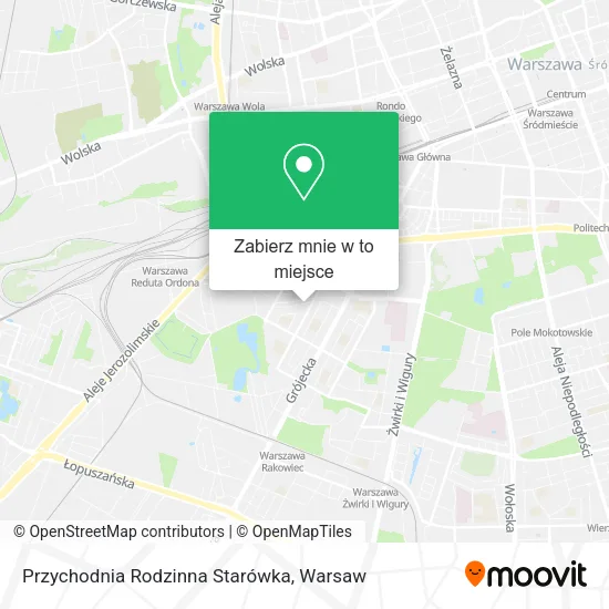 Mapa Przychodnia Rodzinna Starówka