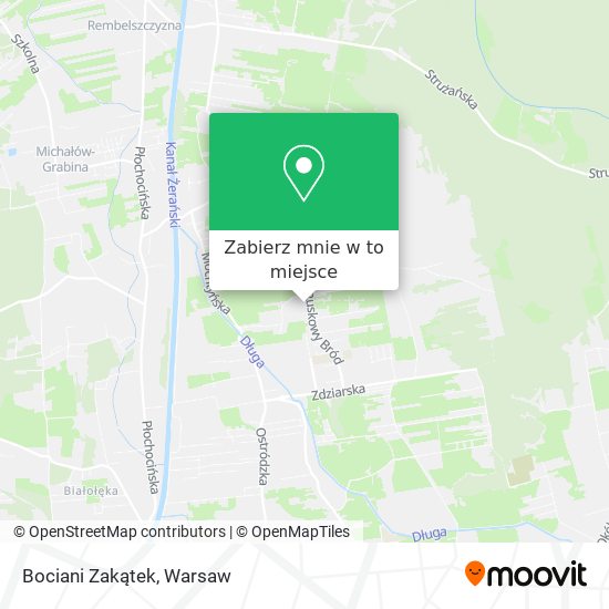 Mapa Bociani Zakątek