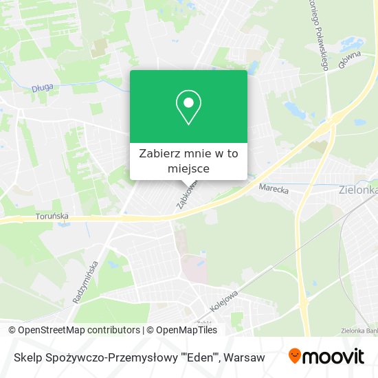 Mapa Skelp Spożywczo-Przemysłowy ""Eden""