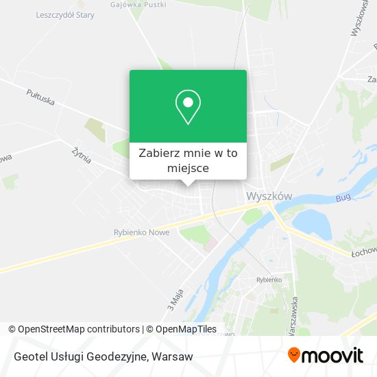 Mapa Geotel Usługi Geodezyjne