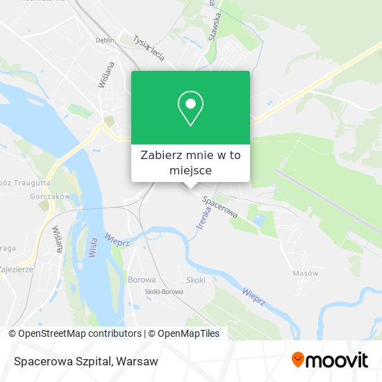 Mapa Spacerowa Szpital