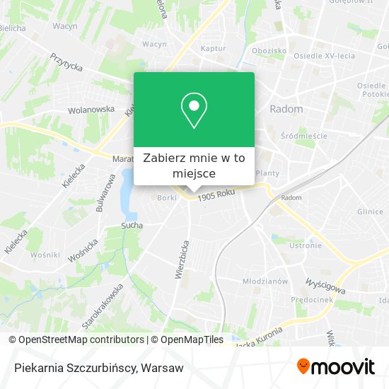 Mapa Piekarnia Szczurbińscy