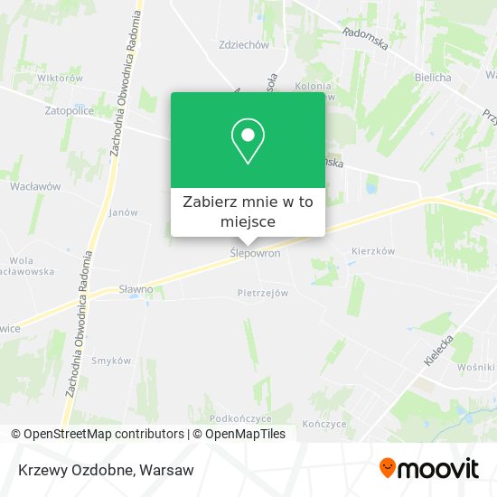 Mapa Krzewy Ozdobne