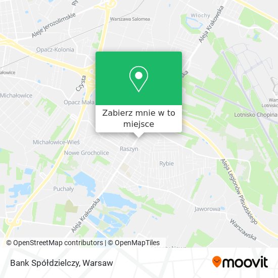 Mapa Bank Spółdzielczy