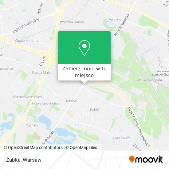 Mapa Żabka