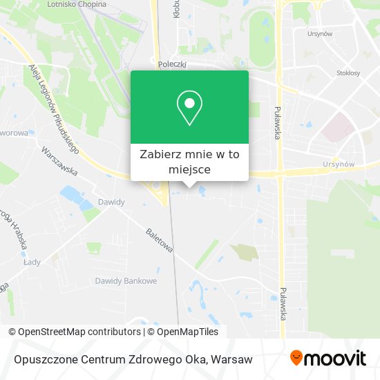 Mapa Opuszczone Centrum Zdrowego Oka