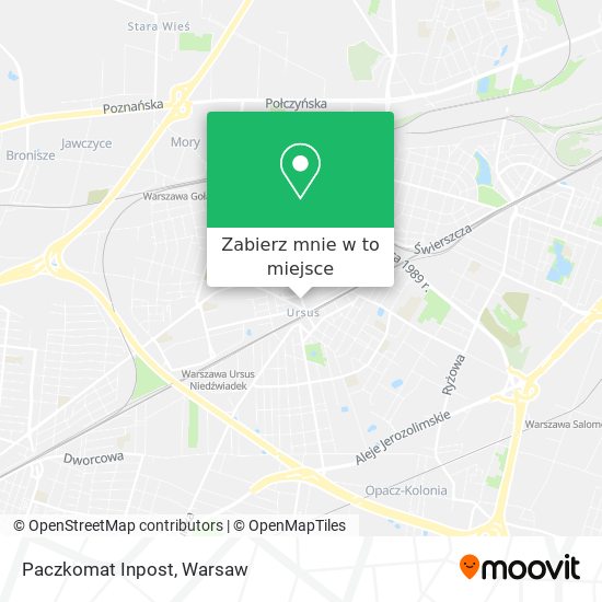 Mapa Paczkomat Inpost