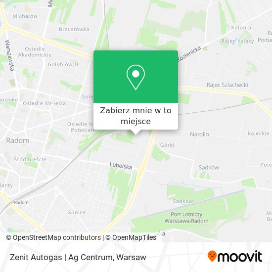 Mapa Zenit Autogas | Ag Centrum