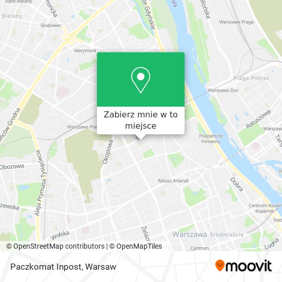 Mapa Paczkomat Inpost