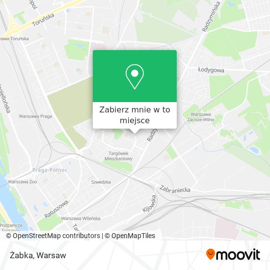 Mapa Żabka