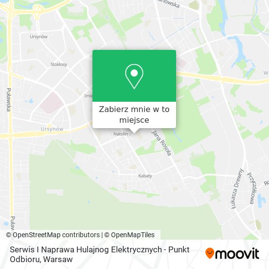 Mapa Serwis I Naprawa Hulajnog Elektrycznych - Punkt Odbioru