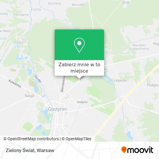 Mapa Zielony Świat