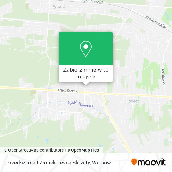 Mapa Przedszkole I Żłobek Leśne Skrzaty