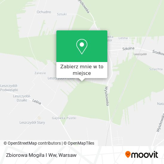 Mapa Zbiorowa Mogiła I Ww