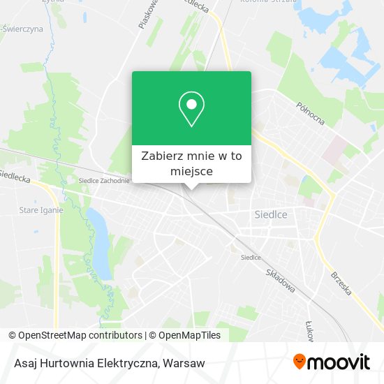 Mapa Asaj Hurtownia Elektryczna