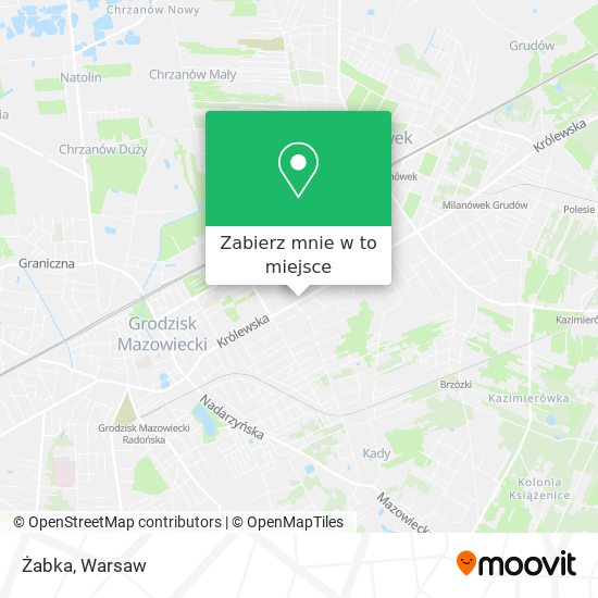 Mapa Żabka