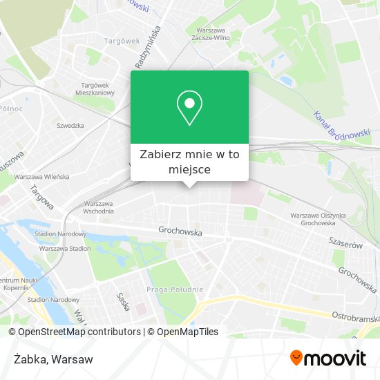 Mapa Żabka