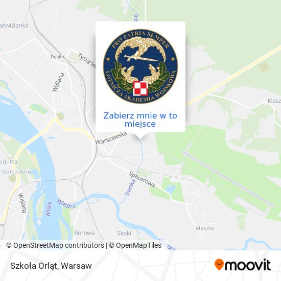 Mapa Szkoła Orląt