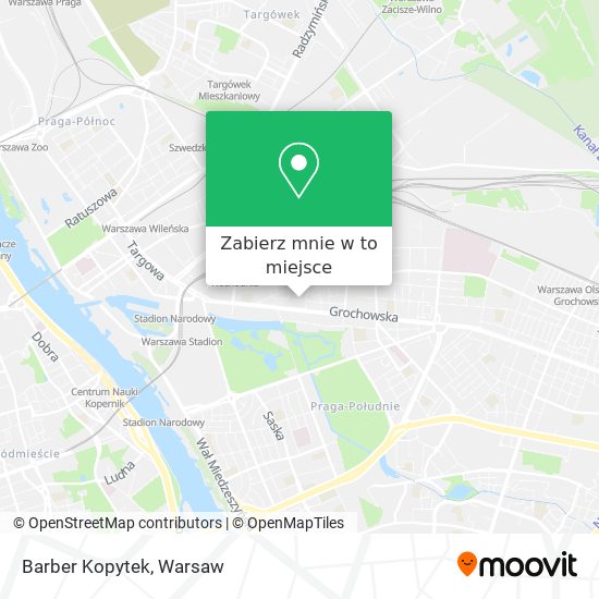 Mapa Barber Kopytek