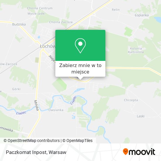 Mapa Paczkomat Inpost