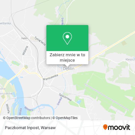 Mapa Paczkomat Inpost