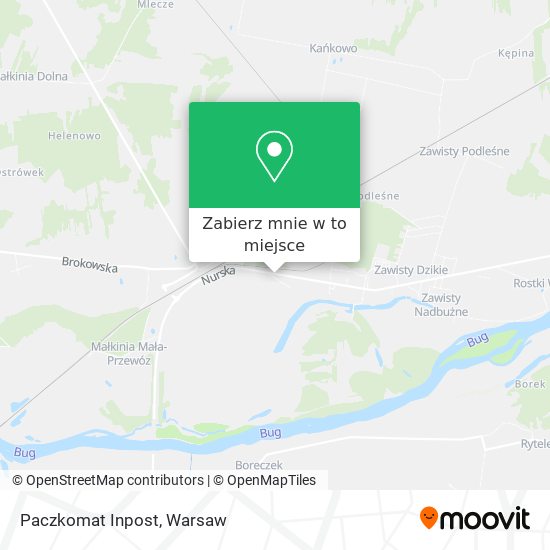 Mapa Paczkomat Inpost