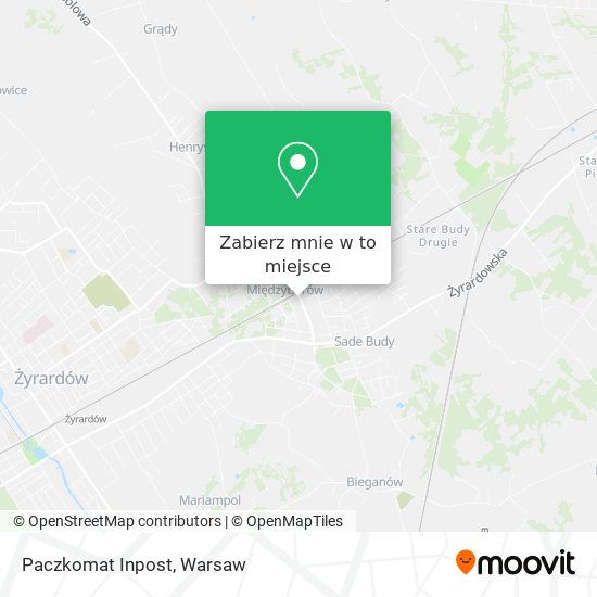 Mapa Paczkomat Inpost