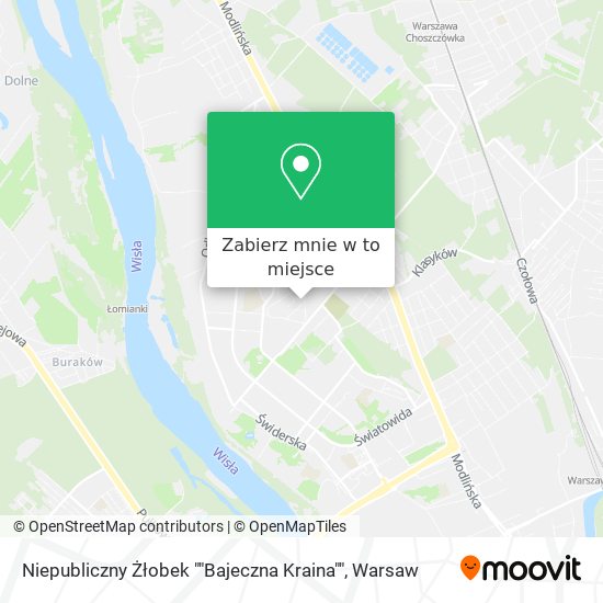 Mapa Niepubliczny Żłobek ""Bajeczna Kraina""