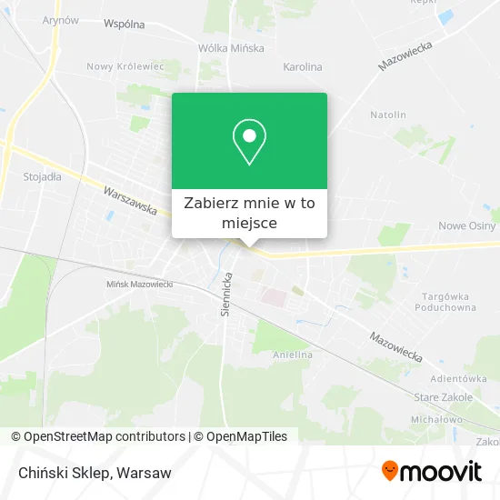 Mapa Chiński Sklep