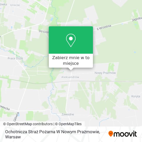 Mapa Ochotnicza Straż Pożarna W Nowym Prażmowie