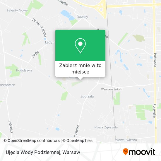 Mapa Ujęcia Wody Podziemnej