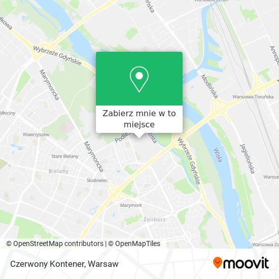 Mapa Czerwony Kontener