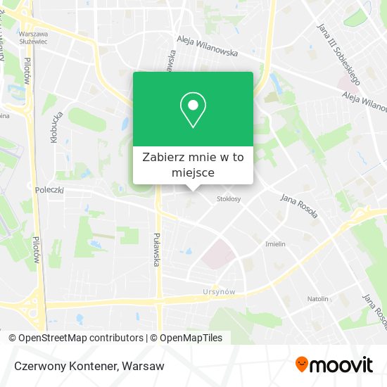 Mapa Czerwony Kontener