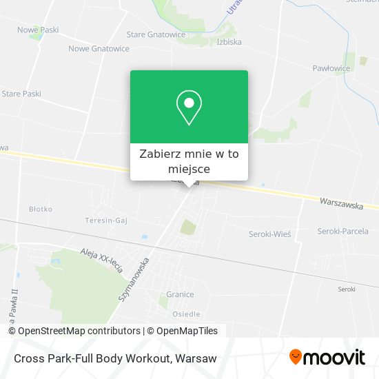 Mapa Cross Park-Full Body Workout