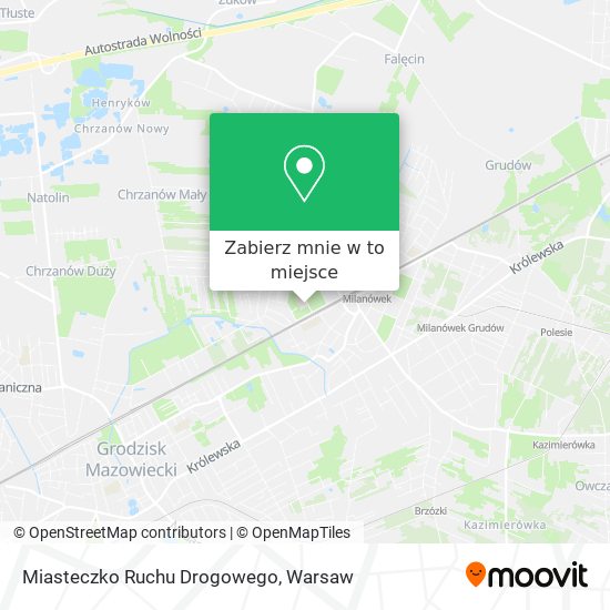 Mapa Miasteczko Ruchu Drogowego