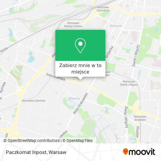 Mapa Paczkomat Inpost