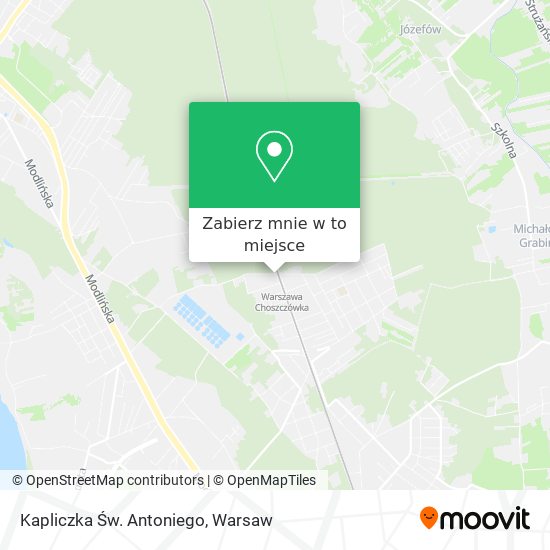 Mapa Kapliczka Św. Antoniego