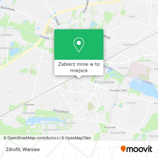 Mapa Zdrofit