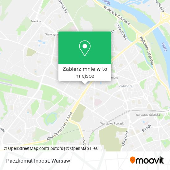 Mapa Paczkomat Inpost