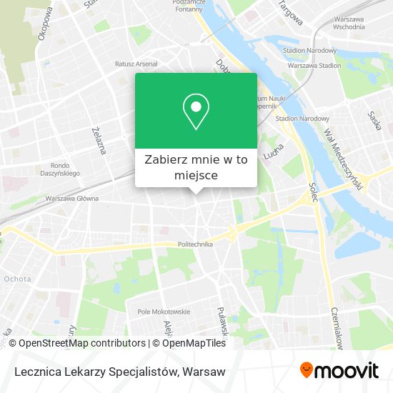 Mapa Lecznica Lekarzy Specjalistów