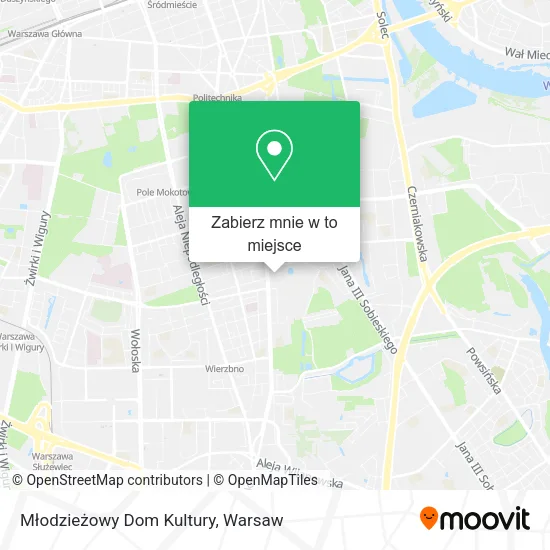 Mapa Młodzieżowy Dom Kultury