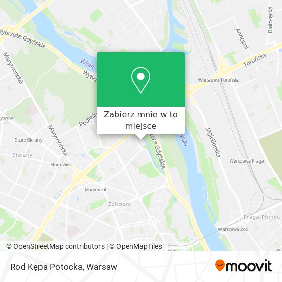 Mapa Rod Kępa Potocka