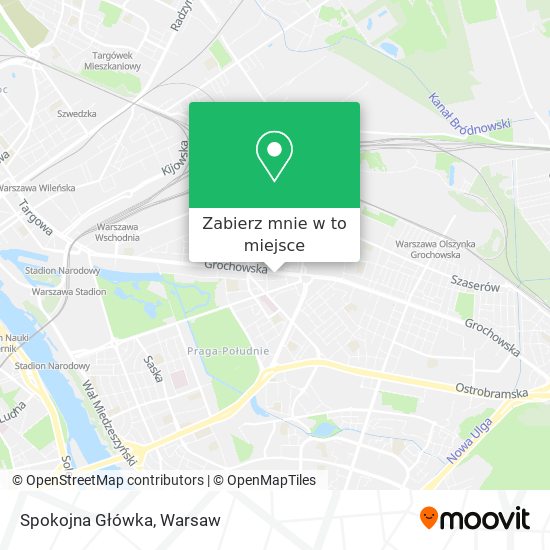 Mapa Spokojna Główka