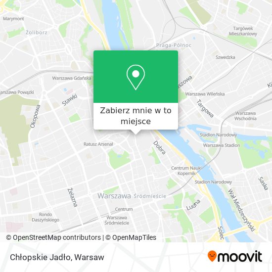 Mapa Chłopskie Jadło