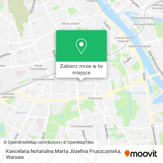 Mapa Kancelaria Notarialna Marta Józefina Pruszczyńska