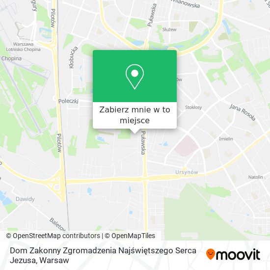 Mapa Dom Zakonny Zgromadzenia Najświętszego Serca Jezusa