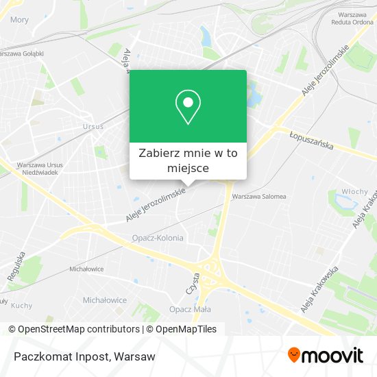 Mapa Paczkomat Inpost