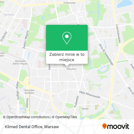 Mapa Klimed Dental Office