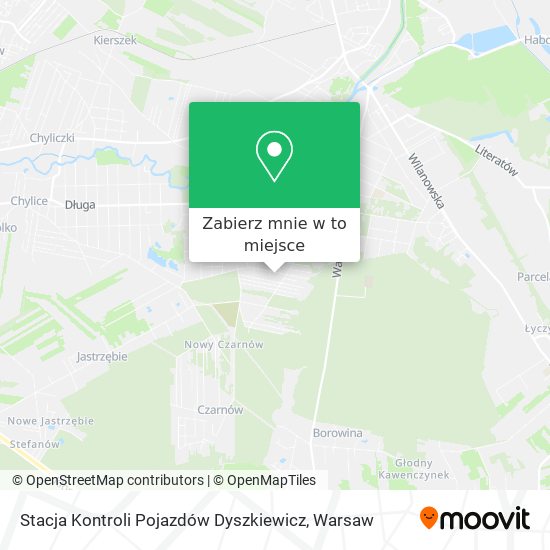 Mapa Stacja Kontroli Pojazdów Dyszkiewicz