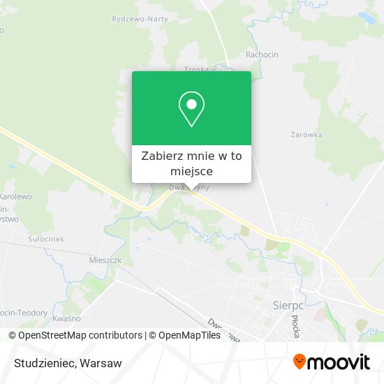 Mapa Studzieniec